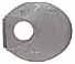 Top jaw, .78" x .88" oval, wax cast steel, .257" hole